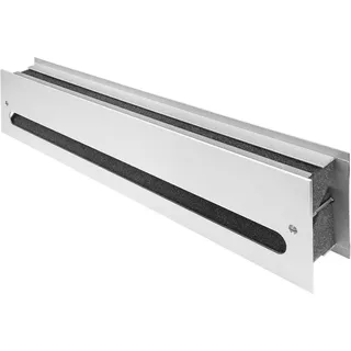 MS Beschläge Ms Beschläge® schalldämmendes Lüftungsgitter Türlüftung Metall en iso 717-1 Silber F1)