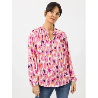 STEFFEN SCHRAUT Bluse kleiner Stehkragen mit Raffung leger weit