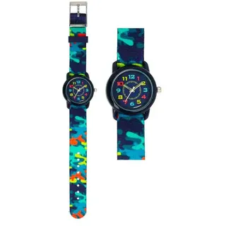 Kinderuhr mit Quarzuhrwerk Camouflage