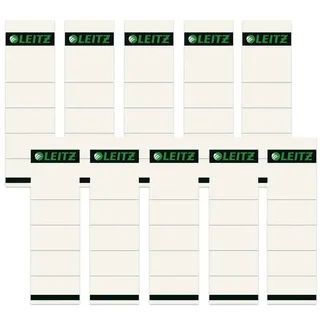 Leitz Rückenschilder 1607 grau 57 x 190 mm 10 Blatt