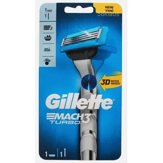 Gillette Mach3 3D Turbo Rasierer mit / inkl. 1 Klinge Rasierklinge in OVP
