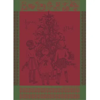 GARNIER-THIEBAUT Geschirrtuch NOEL D'ENFANCE (Weihnacht) 56 x 77 cm 100% Baumwol...