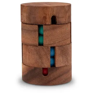 Logoplay Revolve - Zauberwürfel - Dreh-Puzzle - Kugelpuzzle - Denkspiel - Knobelspiel - Geduldspiel - Logikspiel aus Holz