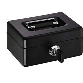 Alco Geldkassette Mini-Box Stahlblech 125x95xx60mm schwarz