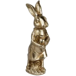 Hase Osterhase Oster Deko Garten Tier Figur Osterei Skulptur Statue Ei Kaninchen