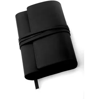 Bookchair Milano Schwarz – Variable Leder-Buchhülle