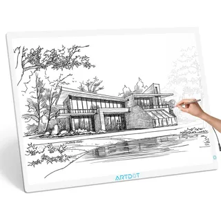 ARTDOT Leuchttisch A1 für 5D Diamond Painting Zubehör, Einstellbare Helligkeit Diamant Painting Lichtplatten