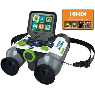 VTech Interaktives Video-Fernglas – Mit eingebauter Kamera, 10-facher Vergrößerung und beeindruckenden BBC-Inhalten – Für Entdecker:innen von 7 bis 99 Jahren - Deutsche Version