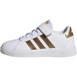 adidas Grand Court 2.0 Kinder Cloud White/Matte Gold 32
