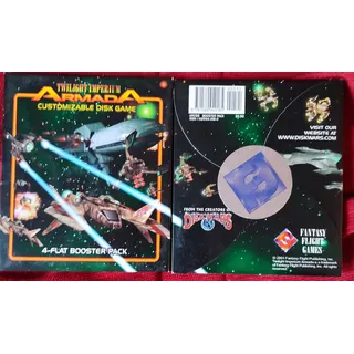 FFG Twilight Imperium Armada Customizable Disk Game 4-Flat Booster Pack Box NEU