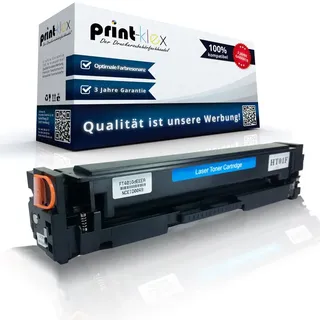 Print-Klex Toner Cyan CF401X kompatibel für HP Color LaserJet Pro M250 Series Pro M252 dw Pro M252 n Pro M270 Series Pro M274 DN Pro M274 n Pro M277 dw Pro M277 n CF401A CF 401 X 401A CF 401X Zyan -