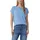 Fließendes Jersey-Shirt Blau 48
