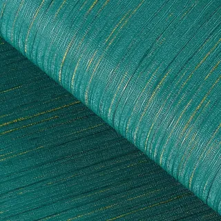 FunStick Selbstklebende Tapete Grün mit Gold Tapete Selbstklebend Petrol 40 x 200cm Strukturtapete Türkis Leinen Klebefolie Möbel Vintage Möbelfolie Selbstklebend Folie für Möbel Abwaschbare Petrol