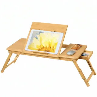 Songmics Laptop-Betttablett »LLD004« 72 cm passend für bequemes Arbeiten im Sitzen und Li, 72x29 cm