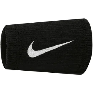 2er Pack NIKE Elite Doublewide Armband 010 - black/white