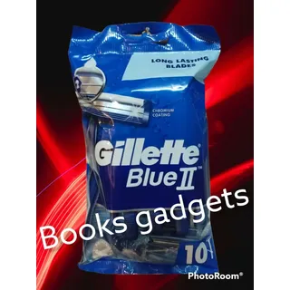 Gillette Blue II Feste Kopf Einweg Rasierer – 10 Stück