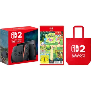 Nintendo Switch 2 Switch 2 + Pokémon Pokopia, gratis Nintendo-Tasche schwarz