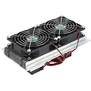 FTVOGUE Thermoelektrischer Peltier-Kühler Kühlsystem Kühlkörper Wärmeleitmodul Halbleiter-Kühlsystem für Kühlschränke DIY, 12A 12V