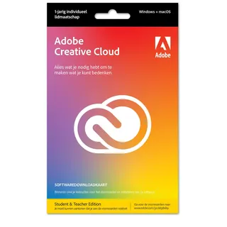 Adobe Creative Cloud Individual - NL, Holländisch / 12 Monate Subscription Karte|Standard|1 Gerät|1 Jahr|PC/Mac|Download|Download