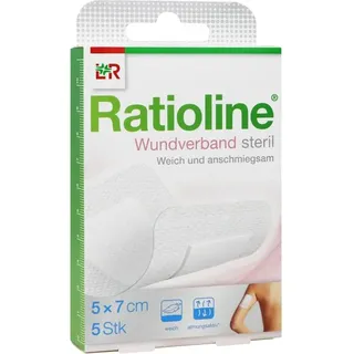 Lohmann & Rauscher Ratioline Wundverband 7x5 cm steril 5 st
