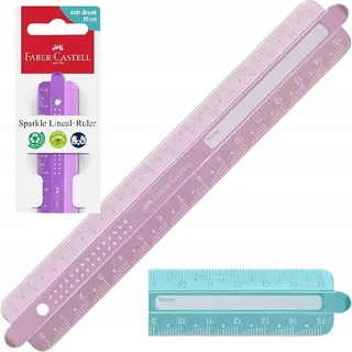 Faber-Castell Faber Castell Lineal 15 cm bruchsicher Sparkle