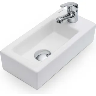 VILSTEIN Klein Aufsatzwaschbecken 36,5 x 18 x 9 cm