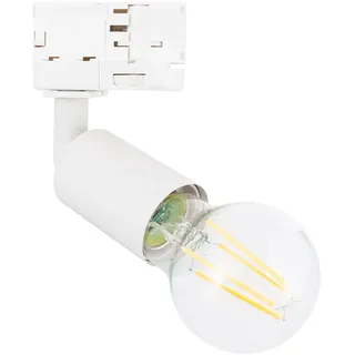 LEDKIA LIGHTING 3-Phasenstromschiene Strahler für E27 Glühbirne Weiß E27