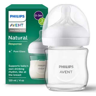 Philips Natural Response - Babyflasche 120ml, langsame Durchflussrate - SCY930/01