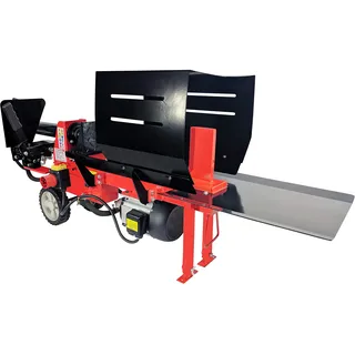 Holzspalter liegend | 8 Tonnen Holzspalter | Elektrisch 400V Holzspalter | Hydraulik Holzspalter | Premium Liegend Holzspalter | CROSSFER® (8 Tonnen (400V))