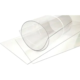 Polycarbonat Platte Makrolon® Transparente 0,75-1,5 mm Platten (Diverse Formate) (0,75 mm, 1250 x 680 mm)