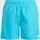Badeshorts Türkis/Weiß 140
