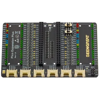 SEENGREAT GPIO Expander for Raspberry Pi Pico with Two Sets of External Expansion Pins for Connecting More Expansion Modules, Pico Dual GPIO Expander, 2 x 20 PIN