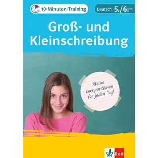 klett lerntraining bei pons langenscheidt gmbh 10-Minuten-Training Deutsch Groß- und Kleinschreibung 5./6. Klasse. Kleine Lernportionen für jeden Tag