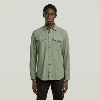 G-Star Jeanshemd Langarmhemd Grün XXL