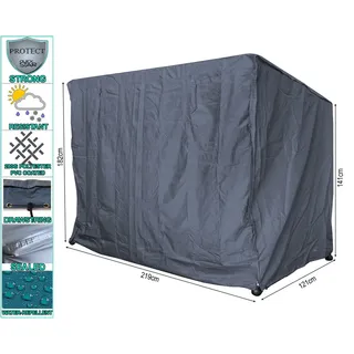 Quick Star Schutzhülle für Hollywoodschaukel Triumph 3 Sitzer 219x121x182cm Grau