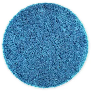 WohnDirect Runde, Hellblau, Textil, Rund, 56x56 cm, Oeko-Tex® Standard 100, Badtextilien, Badematten
