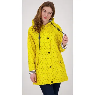 ankerglut Regenjacke "Friesennerz ANKERGLUTZAUBER", Damen, Gr. 36 (S), gelb, Obermaterial: 100% Polyurethan; Futter: 100% Polyester, figurumspielend, gerader Abschluss mit Druckknopf, Jacken Regenjacke, auch in Großen Größen erhältlich