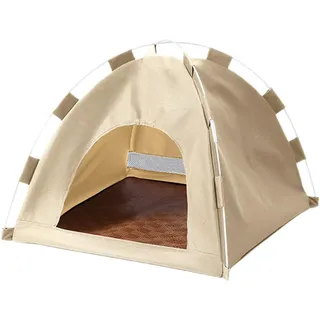 FUXIU Abnehmbares faltbares Haustierzelt Haus Hunde Katzen Camping Tipi Haustierkäfig für Outdoor Zelt Hunde Wasserdichtes Zelt für Camping Haustier Tipi für große Hunde Haustier Tipi Zelt Haustier