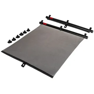 Heyner HEYNER® Sonnenrollo für Auto-Fenster, 2Stk. 45x55cm, mit Einrollfunktion Sonnenschutz mit UV-Schutz, inkl. Saugnäpfe,
