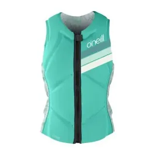 O'Neill Womens Slasher Comp Impact Vest 4938EU - Opal/Mirage Tropical Oneill Womens Size - US 12