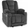 MCombo Relaxsessel 7008 Stoff 90 x 105 x 94 Grau mit Liegefunktion und Massage