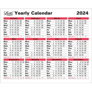 Letts Jahreskalender 2024