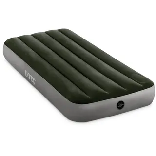 Intex Zwillingscampingbett Mit Fiber-tech-matratze - Green / Grey - 76 x 191 x 25 cm