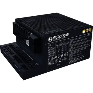 Lian Li Edge Gold 1000W Black (with USB HUB) Netzteile - 1000 Watt - 120 mm - ATX 3.1 - 80 Plus Gold zertifiziert