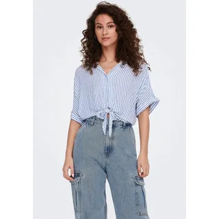 Only ONLPAULA LIFE S/S TIE SHIRT WVN NOOS (15281497-4102898) (cloud dancer