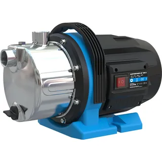 Güde Gartenpumpe GP 1045 E 1000 W, Fördervolumen: 4500,0 l/h, max. Förderhöhe: 45,0 m, max. Ansaughöhe: 8,0 m, Edelstahl