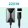 22 kW ohne Kabel Steckdosen-Version Schwarz