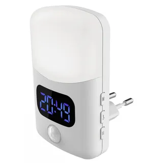 NORTHPOINT LED Nachtlicht mit integriertem Wecker und Bewegungsmelder