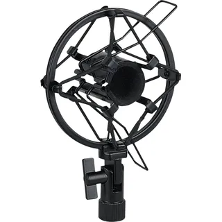 Showgear Microphone Holder 22-24 mm 22-24 mm, schwarz, Anti-Shock-Halterung