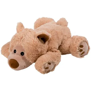 Warmies® Wärmekissen/Stofftier "Liegender Bär" Hirse Lavendelfüllung 35cm 700g (exklusives Warmies-Design für Greenlife Value)